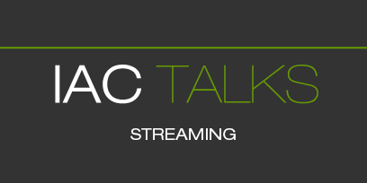 Imagen del logo de IAC Talks streaming