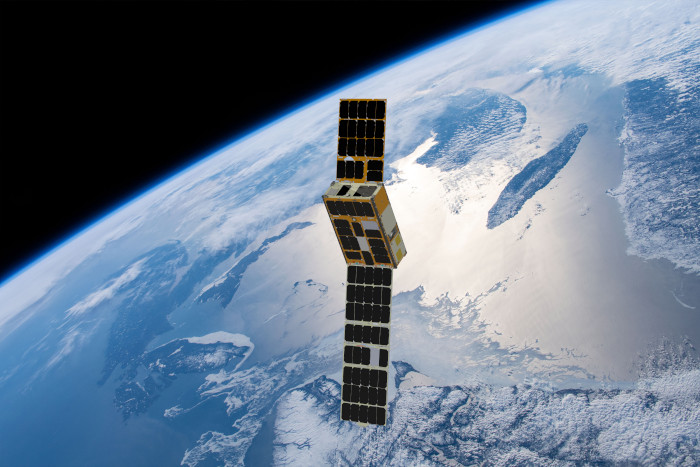 Impresión artística del satélite ALISIO-1.