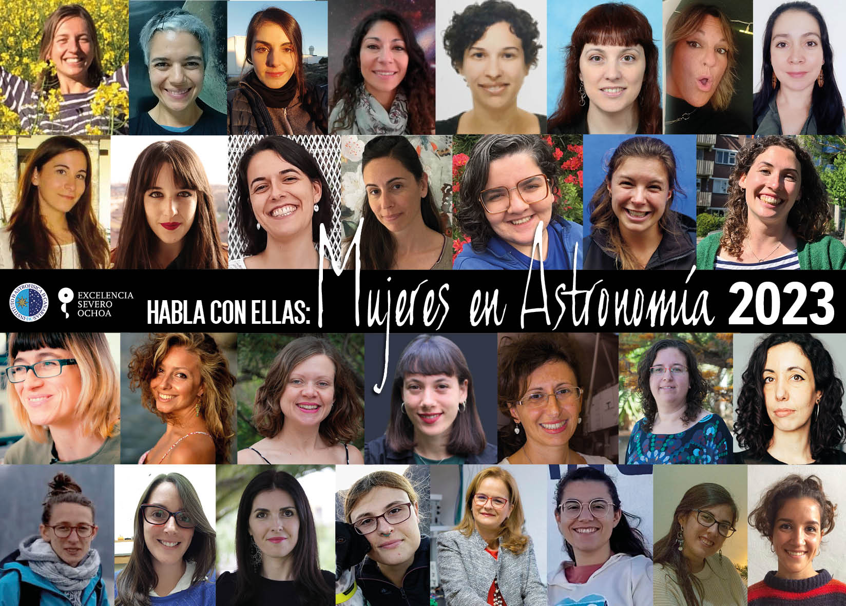Colaboradoras del proyecto "Habla con Ellas: Mujeres en Astronomía" edición 2023