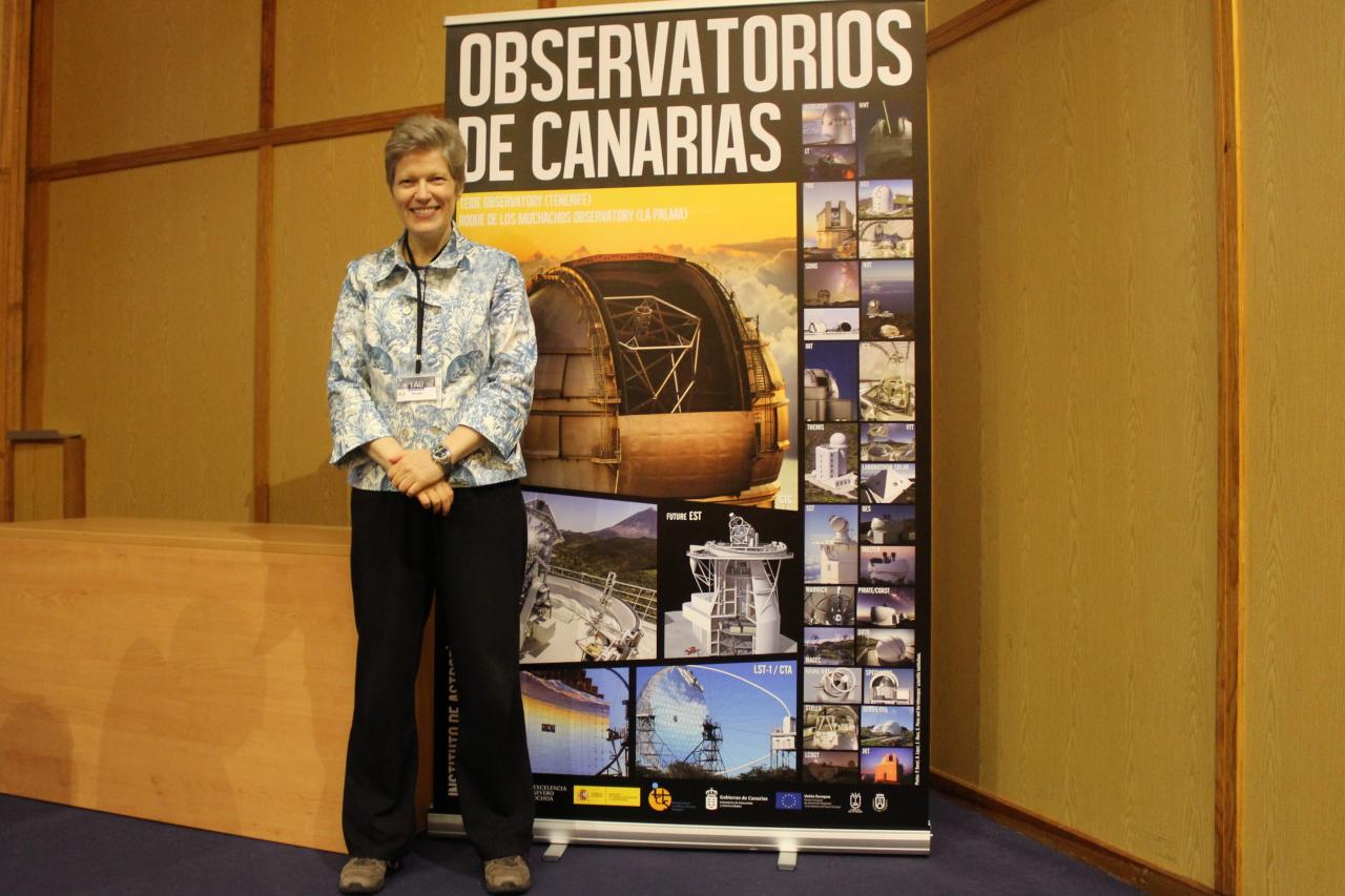 Eva K. Grebel en el IAU Symposium 355, en la Universidad de La Laguna.
