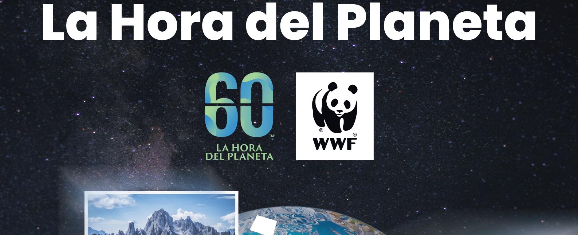 El Cartel de la Hora del Planeta El cartel utilizado para la Hora del Planeta 2025