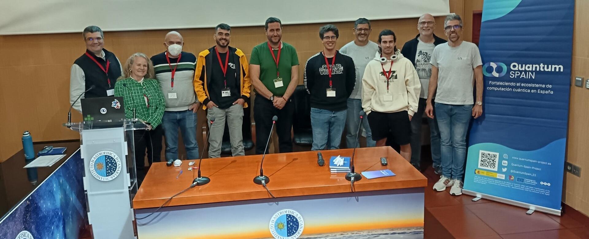 Imagen de la jornada Quantum Computer Master class en el IAC
