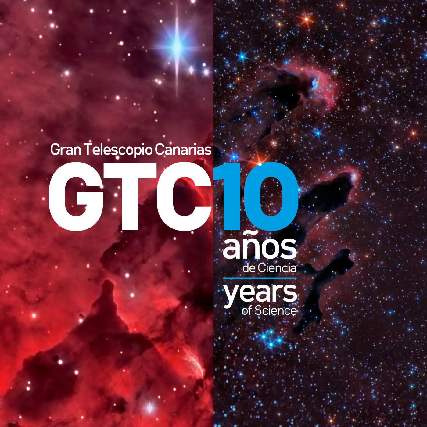 Cover leaflet "Gran Telescopio Canarias: 10 years of Science"