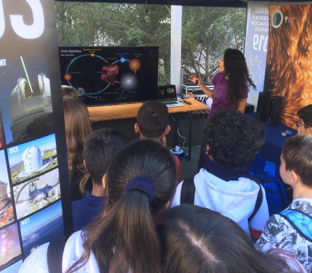 Presencia del IAC en la Miniferia de La Palma
