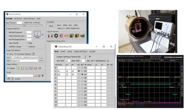 08 Testing CCD with ARC-OWL software and oscilloscope
