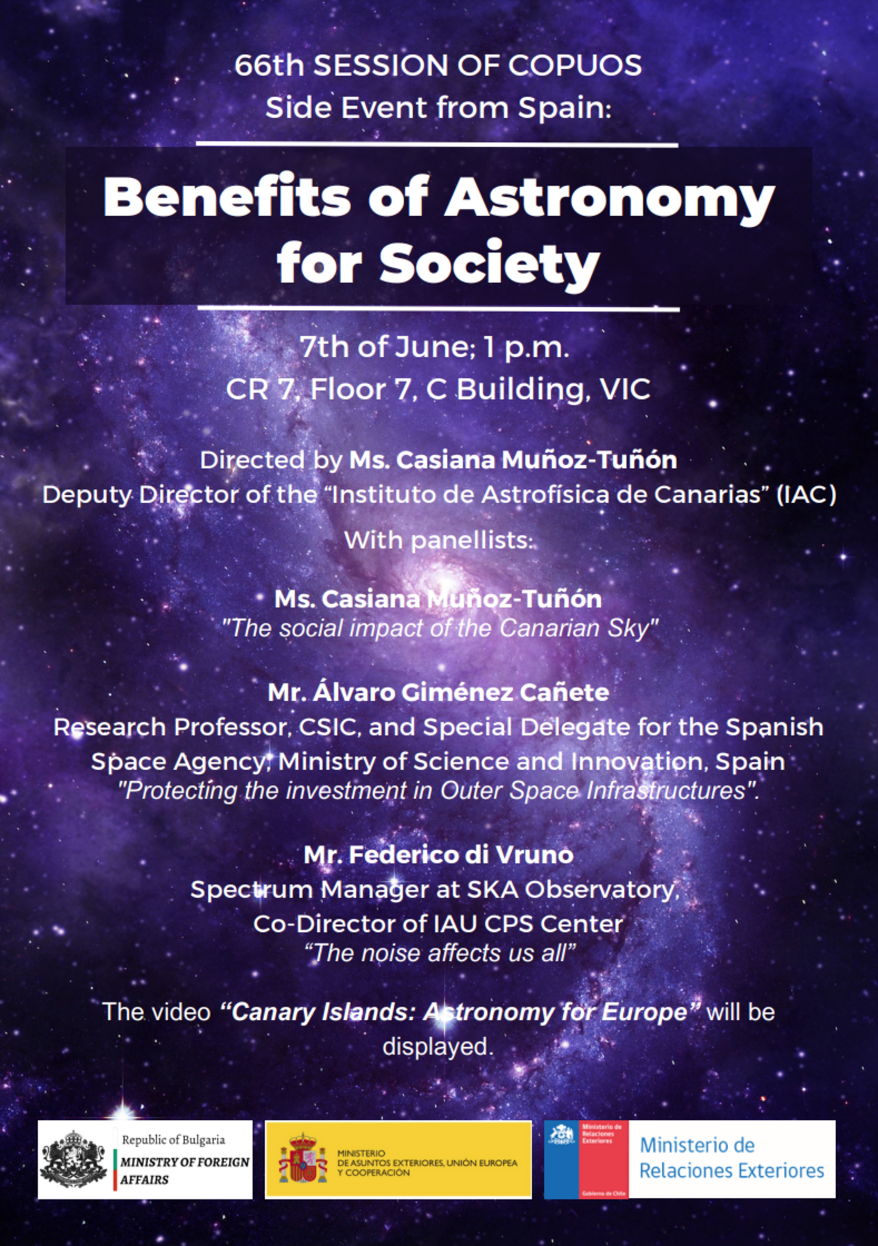 Benefits of Astronomy for Society