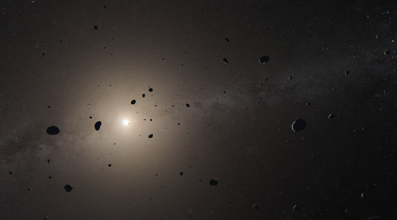 Fotograma del vídeo Traveling on a Comet. Crédito: Virtualisrealitates