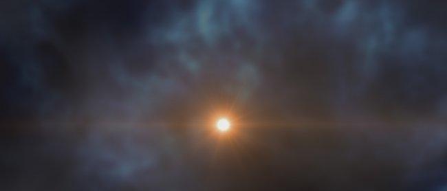 Imagen artística de la estrella J0023+0307 que se creó en las primeras etapas de la formación de la Vía Láctea. La estrella J0023+0307 se formó a partir del material eyectado por las primeras supernovas. Crédito: Gabriel Pérez, SMM (IAC).