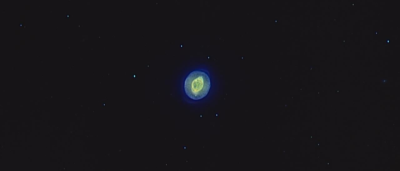 Imagen de la Nebulosa Fantasma de Júpiter (NGC 3242) obtenida con el Two-meter Twin Telescope 3 (TTT3) 