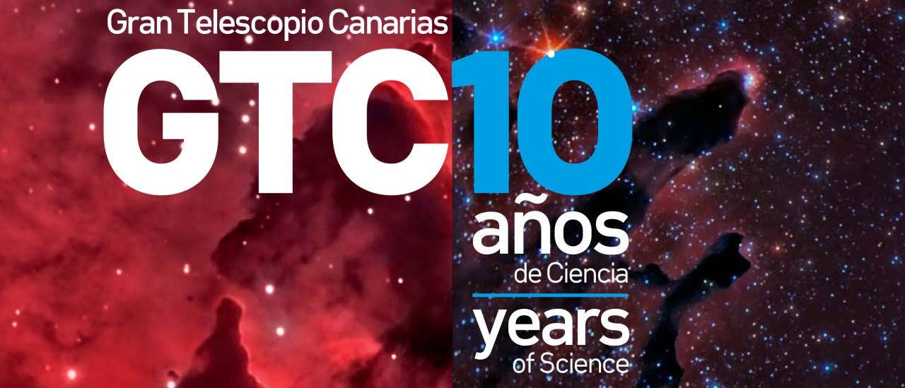 Portada folleto "Gran Telescopio Canarias: 10 años de Ciencia"
