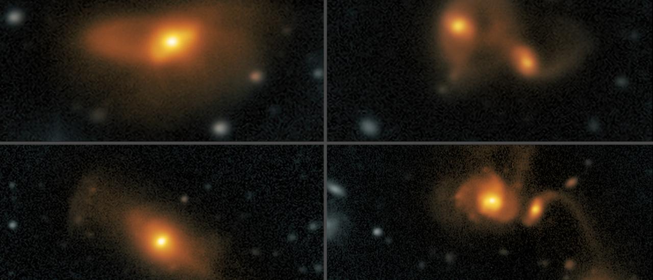 Cuásares interaccionado con otras galaxias