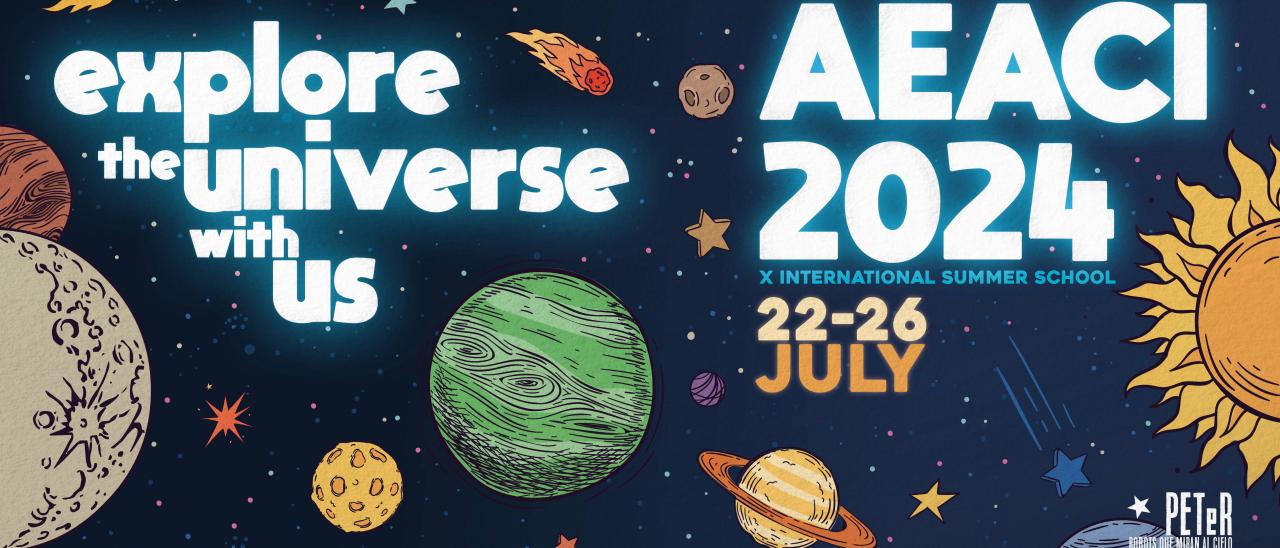 Cartel de la X Astronomy Education Adventure in the Canary Islands (AEACI 2024)
