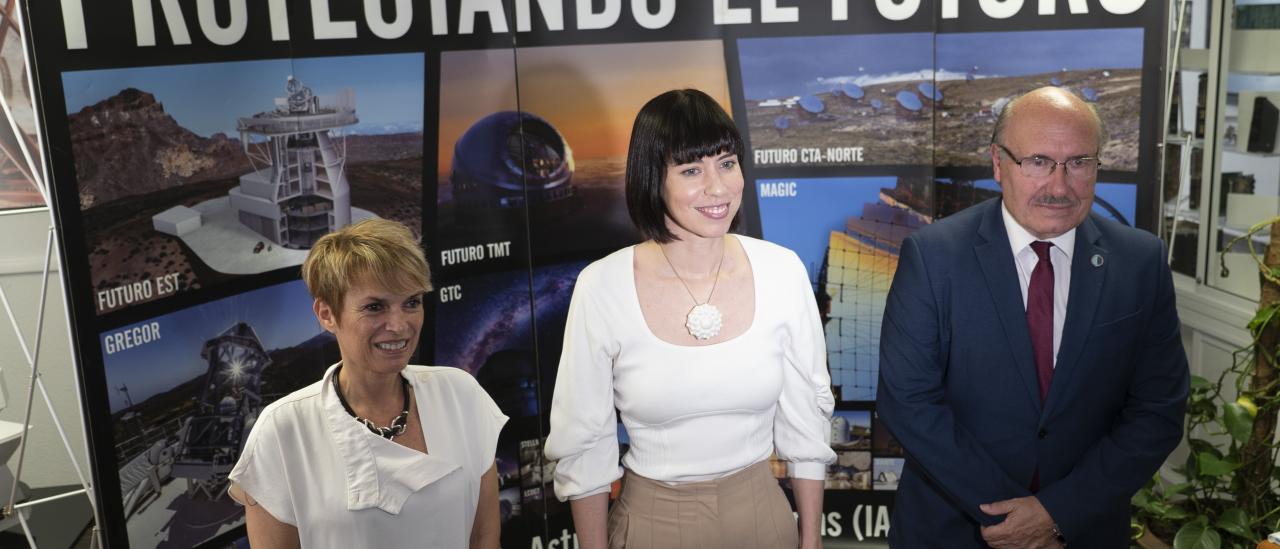 From left to right: Elena Máñez, Diana Morant and Rafael Rebolo