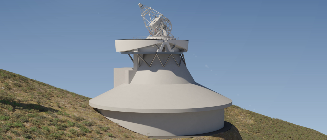 Artist’s image of the European solar Telescope (IDOM)
