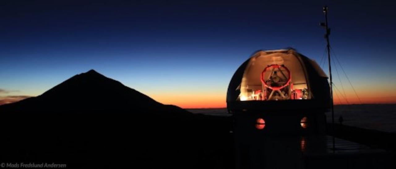El telescopio de la red SONG en el Observatorio del Teide /  Uli Fehr