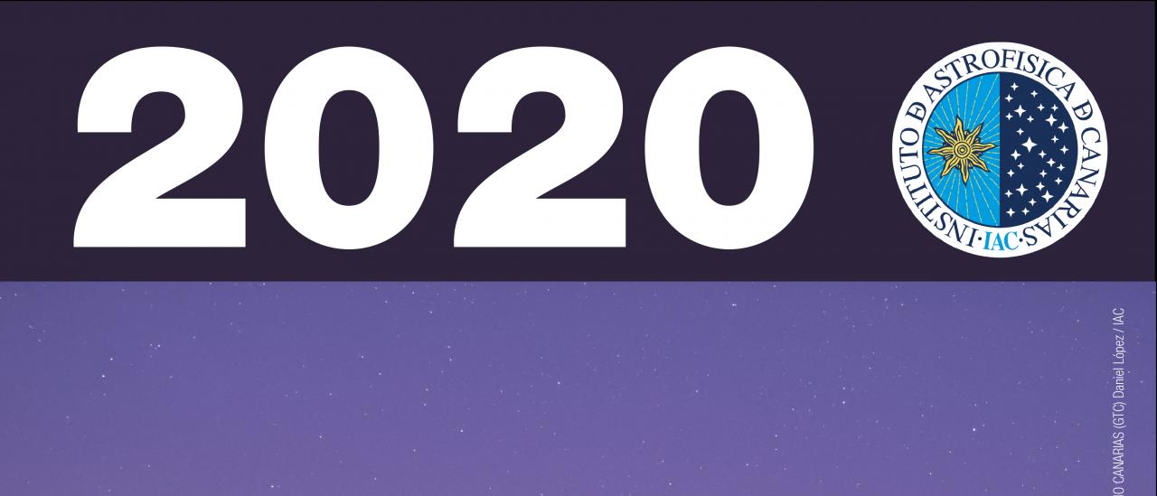 Astronomical Calendar 2020 with a GTC Image