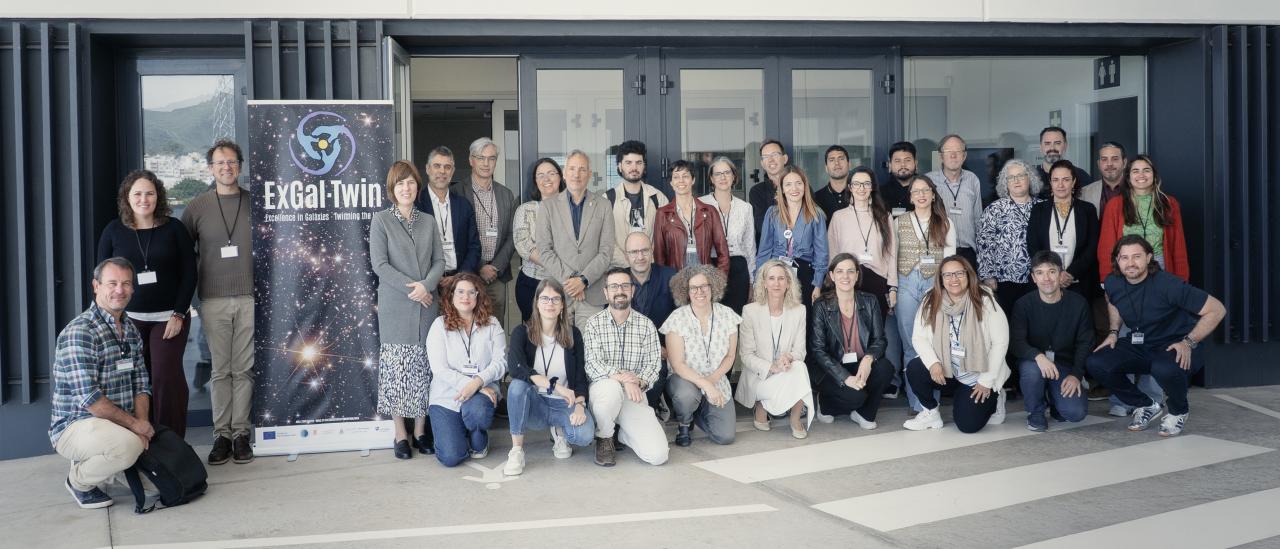 Asistentes al 2025 ExGal-Twin Regional Workshop en Gestión de Proyectos Europeos que se celebra en la sede de IACTEC, en Tenerife