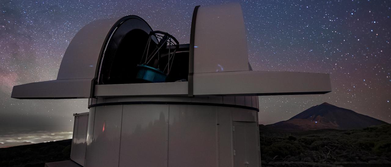 Telescopio Artemis, de la red Speculoos, en el Observatorio del Teide