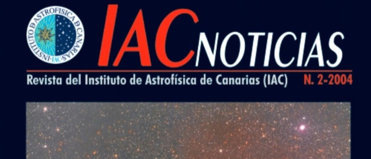 Portada IAC NOTICIAS, 2-2004 "Fotocósmica 2004"
