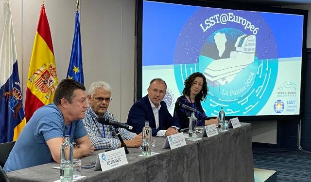 The President of the Cabildo of La Palma, Sergio Rodríguez inaugurated this morning the International Conference LSST@Europe 6