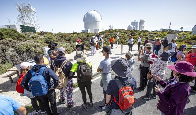 Jornada de puertas abiertas en el Observatorio del Teide