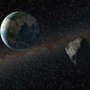 Imagen artística de un asteroide