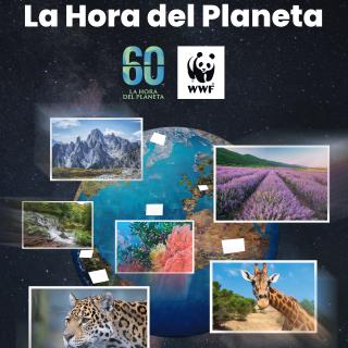 El cartel utilizado para la Hora del Planeta 2025