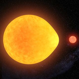 Pulsating star in binary system