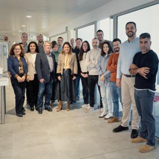 La viceconsejera de Planificación Territorial conoce el proyecto del European Solar Telescope/ Inés Bonet (IAC)