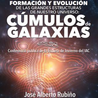 Poster of the talk "Formation and evolution of the large scale structures of our Universe: the clusters of galaxies"